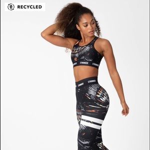 NWOT Stronger Voodoo Matching Sports Bra & Tights